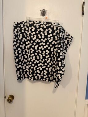 Leota Black Polka Dot Skirt 3L